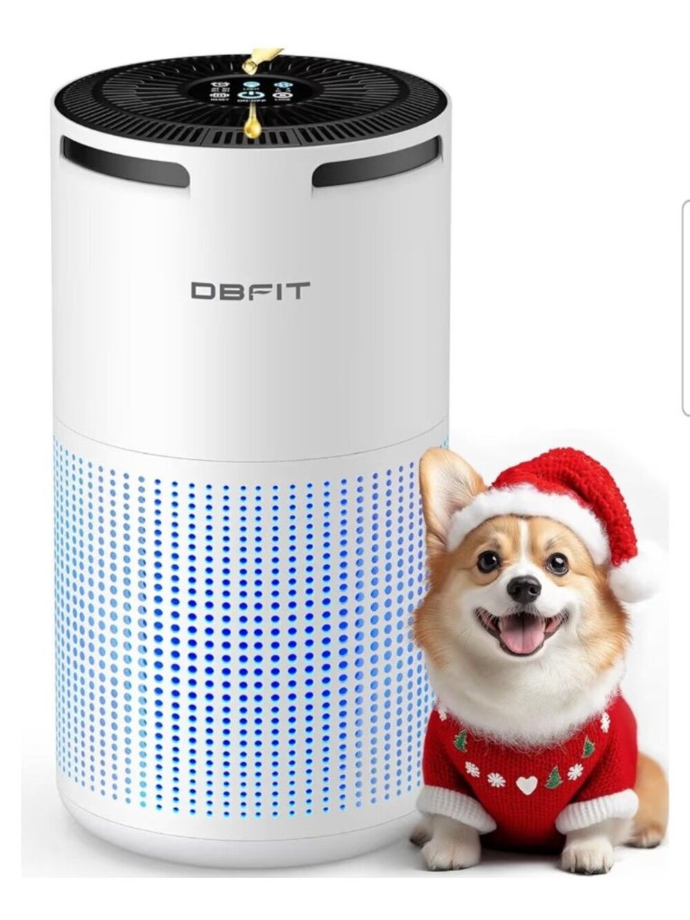 DBFIT Air Purifier H13 HEPA Filter For Home W/Aromatherapy & Child Lock